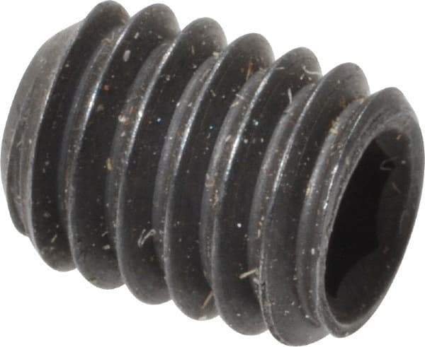 Value Collection - M4x0.70, 5mm OAL, Flat Point Set Screw - Grade 14.9 (45H) Alloy Steel, 2mm Key - Eagle Tool & Supply