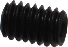 Value Collection - M4x0.70, 6mm OAL, Flat Point Set Screw - Grade 14.9 (45H) Alloy Steel, 2mm Key - Eagle Tool & Supply