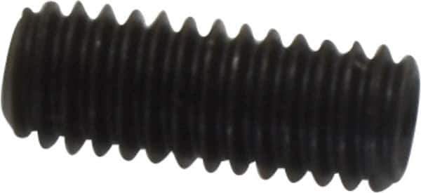 Value Collection - M4x0.70, 10mm OAL, Flat Point Set Screw - Grade 14.9 (45H) Alloy Steel, 2mm Key - Eagle Tool & Supply