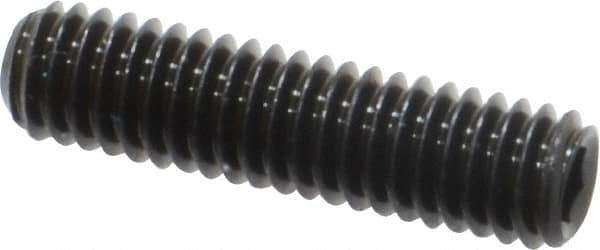 Value Collection - M4x0.70, 16mm OAL, Flat Point Set Screw - Grade 14.9 (45H) Alloy Steel, 2mm Key - Eagle Tool & Supply
