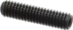 Value Collection - M4x0.70, 16mm OAL, Flat Point Set Screw - Grade 14.9 (45H) Alloy Steel, 2mm Key - Eagle Tool & Supply