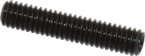 Value Collection - M4x0.70, 20mm OAL, Flat Point Set Screw - Grade 14.9 (45H) Alloy Steel, 2mm Key - Eagle Tool & Supply