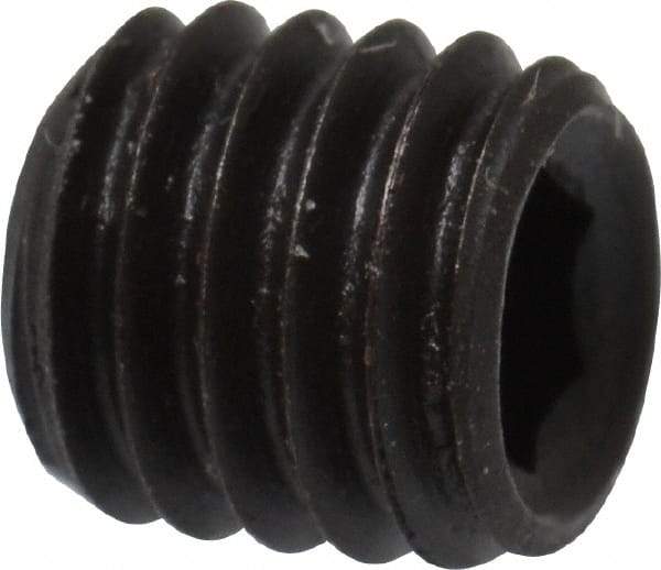 Value Collection - M5x0.80, 5mm OAL, Flat Point Set Screw - Grade 14.9 (45H) Alloy Steel, 2.5mm Key - Eagle Tool & Supply