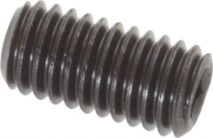 Value Collection - M5x0.80, 10mm OAL, Flat Point Set Screw - Grade 14.9 (45H) Alloy Steel, 2.5mm Key - Eagle Tool & Supply