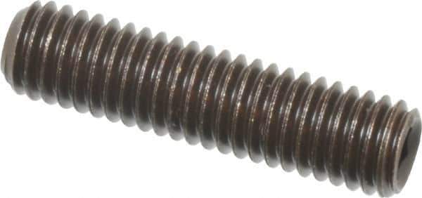 Value Collection - M5x0.80, 20mm OAL, Flat Point Set Screw - Grade 14.9 (45H) Alloy Steel, 2.5mm Key - Eagle Tool & Supply