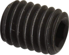 Value Collection - M8x1.25, 10mm OAL, Flat Point Set Screw - Grade 14.9 (45H) Alloy Steel, 4mm Key - Eagle Tool & Supply