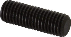 Value Collection - M12x1.75, 35mm OAL, Flat Point Set Screw - Grade 14.9 (45H) Alloy Steel, 6mm Key - Eagle Tool & Supply