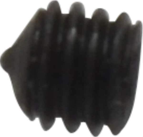 Value Collection - M3x0.50, 3mm OAL, Cone Point Set Screw - Grade 14.9 (45H) Alloy Steel, 1.5mm Key - Eagle Tool & Supply