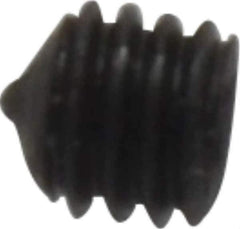 Value Collection - M3x0.50, 3mm OAL, Cone Point Set Screw - Grade 14.9 (45H) Alloy Steel, 1.5mm Key - Eagle Tool & Supply