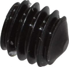 Value Collection - M4x0.70, 4mm OAL, Cone Point Set Screw - Grade 14.9 (45H) Alloy Steel, 2mm Key - Eagle Tool & Supply
