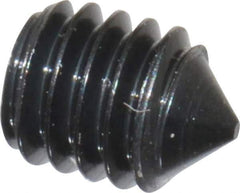 Value Collection - M4x0.70, 5mm OAL, Cone Point Set Screw - Grade 14.9 (45H) Alloy Steel, 2mm Key - Eagle Tool & Supply