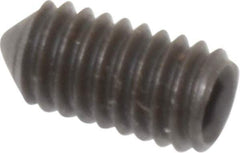 Value Collection - M4x0.70, 8mm OAL, Cone Point Set Screw - Grade 14.9 (45H) Alloy Steel, 2mm Key - Eagle Tool & Supply