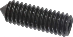 Value Collection - M4x0.70, 12mm OAL, Cone Point Set Screw - Grade 14.9 (45H) Alloy Steel, 2mm Key - Eagle Tool & Supply
