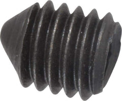 Value Collection - M5x0.80, 6mm OAL, Cone Point Set Screw - Grade 14.9 (45H) Alloy Steel, 2.5mm Key - Eagle Tool & Supply