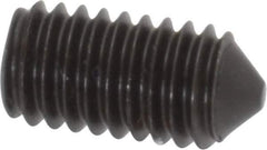 Value Collection - M6x1.00, 12mm OAL, Cone Point Set Screw - Grade 14.9 (45H) Alloy Steel, 3mm Key - Eagle Tool & Supply