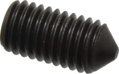 Value Collection - M10x1.50, 20mm OAL, Cone Point Set Screw - Grade 14.9 (45H) Alloy Steel, 5mm Key - Eagle Tool & Supply