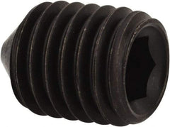 Value Collection - M12x1.75, 16mm OAL, Cone Point Set Screw - Grade 14.9 (45H) Alloy Steel, 6mm Key - Eagle Tool & Supply