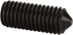Value Collection - M12x1.75, 30mm OAL, Cone Point Set Screw - Grade 14.9 (45H) Alloy Steel, 6mm Key - Eagle Tool & Supply