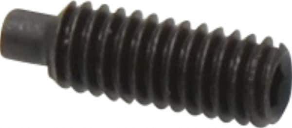 Value Collection - M4x0.70, 12mm OAL, Dog Point Set Screw - Grade 14.9 (45H) Alloy Steel, 2mm Key - Eagle Tool & Supply