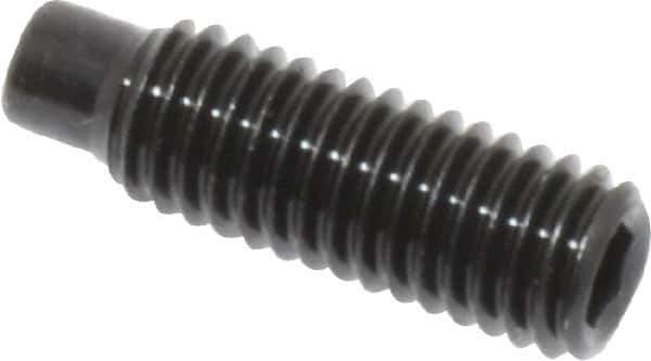 Value Collection - M5x0.80, 16mm OAL, Dog Point Set Screw - Grade 14.9 (45H) Alloy Steel, 2.5mm Key - Eagle Tool & Supply