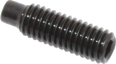 Value Collection - M5x0.80, 16mm OAL, Dog Point Set Screw - Grade 14.9 (45H) Alloy Steel, 2.5mm Key - Eagle Tool & Supply
