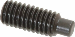Value Collection - M6x1.00, 16mm OAL, Dog Point Set Screw - Grade 14.9 (45H) Alloy Steel, 3mm Key - Eagle Tool & Supply