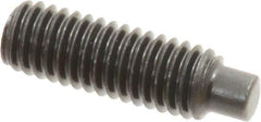 Value Collection - M6x1.00, 20mm OAL, Dog Point Set Screw - Grade 14.9 (45H) Alloy Steel, 3mm Key - Eagle Tool & Supply