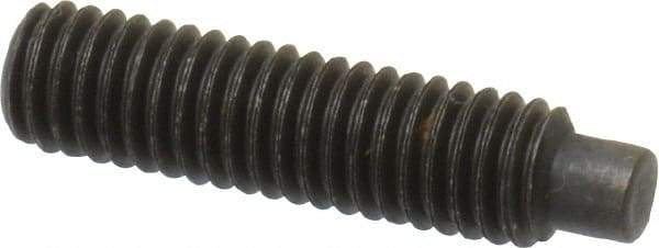 Value Collection - M6x1.00, 25mm OAL, Dog Point Set Screw - Grade 14.9 (45H) Alloy Steel, 3mm Key - Eagle Tool & Supply
