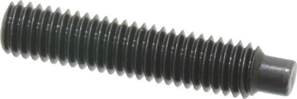 Value Collection - M6x1.00, 30mm OAL, Dog Point Set Screw - Grade 14.9 (45H) Alloy Steel, 3mm Key - Eagle Tool & Supply