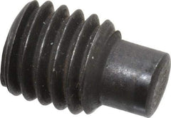 Value Collection - M8x1.25, 12mm OAL, Dog Point Set Screw - Grade 14.9 (45H) Alloy Steel, 4mm Key - Eagle Tool & Supply