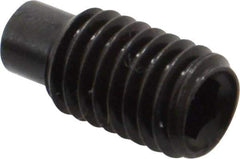 Value Collection - M8x1.25, 16mm OAL, Dog Point Set Screw - Grade 14.9 (45H) Alloy Steel, 4mm Key - Eagle Tool & Supply