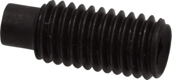 Value Collection - M8x1.25, 20mm OAL, Dog Point Set Screw - Grade 14.9 (45H) Alloy Steel, 4mm Key - Eagle Tool & Supply