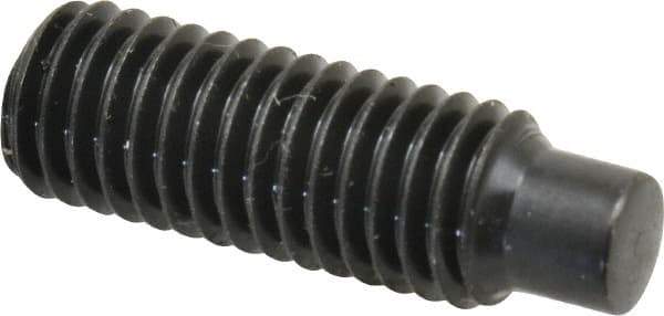 Value Collection - M8x1.25, 25mm OAL, Dog Point Set Screw - Grade 14.9 (45H) Alloy Steel, 4mm Key - Eagle Tool & Supply