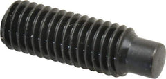 Value Collection - M8x1.25, 25mm OAL, Dog Point Set Screw - Grade 14.9 (45H) Alloy Steel, 4mm Key - Eagle Tool & Supply