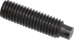 Value Collection - M8x1.25, 30mm OAL, Dog Point Set Screw - Grade 14.9 (45H) Alloy Steel, 4mm Key - Eagle Tool & Supply