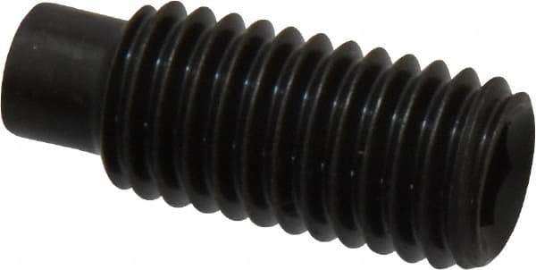 Value Collection - M10x1.50, 25mm OAL, Dog Point Set Screw - Grade 14.9 (45H) Alloy Steel, 5mm Key - Eagle Tool & Supply