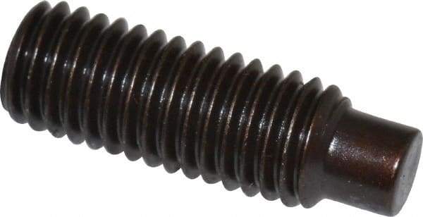 Value Collection - M10x1.50, 30mm OAL, Dog Point Set Screw - Grade 14.9 (45H) Alloy Steel, 5mm Key - Eagle Tool & Supply