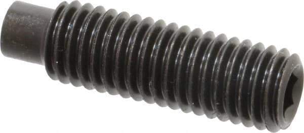 Value Collection - M10x1.50, 35mm OAL, Dog Point Set Screw - Grade 14.9 (45H) Alloy Steel, 5mm Key - Eagle Tool & Supply