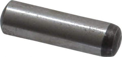 Value Collection - 4mm Diam x 14mm Pin Length Grade 8 Alloy Steel Precision Dowel Pin - Bright Finish, 1 Rounded End - Eagle Tool & Supply