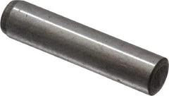 Value Collection - 4mm Diam x 18mm Pin Length Grade 8 Alloy Steel Precision Dowel Pin - Bright Finish, 1 Rounded End - Eagle Tool & Supply