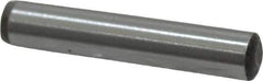 Value Collection - 4mm Diam x 22mm Pin Length Grade 8 Alloy Steel Precision Dowel Pin - Bright Finish, 1 Rounded End - Eagle Tool & Supply