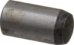 Value Collection - 5mm Diam x 10mm Pin Length Grade 8 Alloy Steel Precision Dowel Pin - Bright Finish, 1 Rounded End - Eagle Tool & Supply