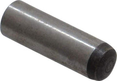 Value Collection - 5mm Diam x 16mm Pin Length Grade 8 Alloy Steel Precision Dowel Pin - Bright Finish, 1 Rounded End - Eagle Tool & Supply