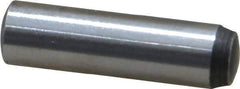 Value Collection - 5mm Diam x 18mm Pin Length Grade 8 Alloy Steel Precision Dowel Pin - Bright Finish, 1 Rounded End - Eagle Tool & Supply