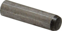 Value Collection - 5mm Diam x 20mm Pin Length Grade 8 Alloy Steel Precision Dowel Pin - Bright Finish, 1 Rounded End - Eagle Tool & Supply