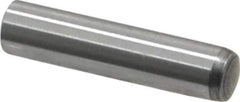 Value Collection - 5mm Diam x 22mm Pin Length Grade 8 Alloy Steel Precision Dowel Pin - Bright Finish, 1 Rounded End - Eagle Tool & Supply