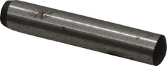 Value Collection - 5mm Diam x 28mm Pin Length Grade 8 Alloy Steel Precision Dowel Pin - Bright Finish, 1 Rounded End - Eagle Tool & Supply