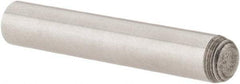 Value Collection - 5mm Diam x 30mm Pin Length Grade 8 Alloy Steel Precision Dowel Pin - Bright Finish, 1 Rounded End - Eagle Tool & Supply