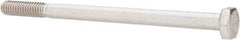 Value Collection - 1/4-20 UNC, 4" Length Under Head Hex Head Cap Screw - Partially Threaded, Grade 316 Stainless Steel, Uncoated, 7/16" Hex - Eagle Tool & Supply