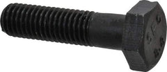 Value Collection - M10x1.50mm Metric Coarse, 40mm Length Under Head Hex Head Cap Screw - Partially Threaded, Grade 8.8 Steel, Uncoated, 17mm Hex - Eagle Tool & Supply